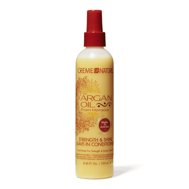 argan oil strenght shine leave in conditoner creme of nature 8 45oz