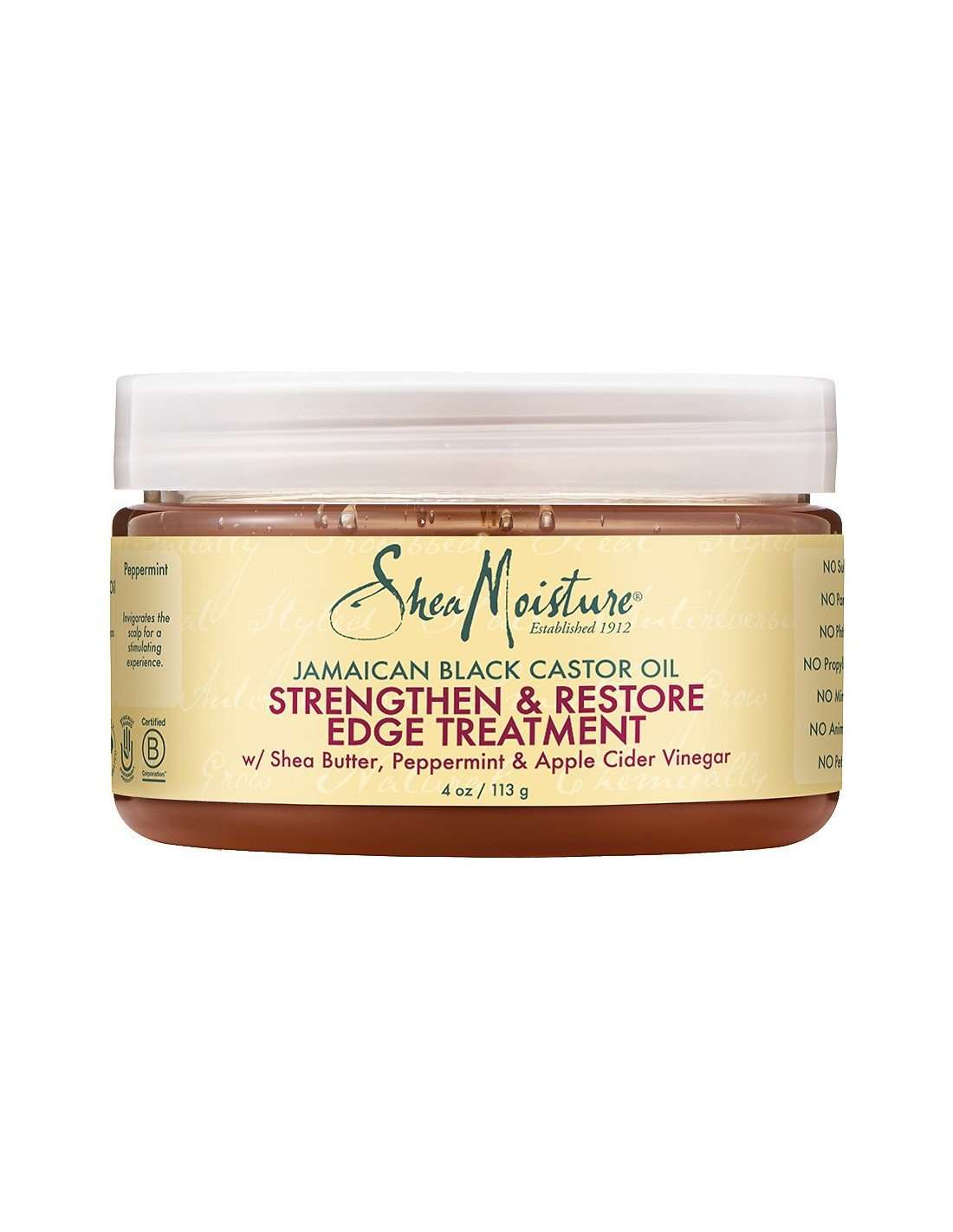 tratamiento definidor edge treatment strengthen restore edge treatment jamaican black castor oil shea moisture 113ml